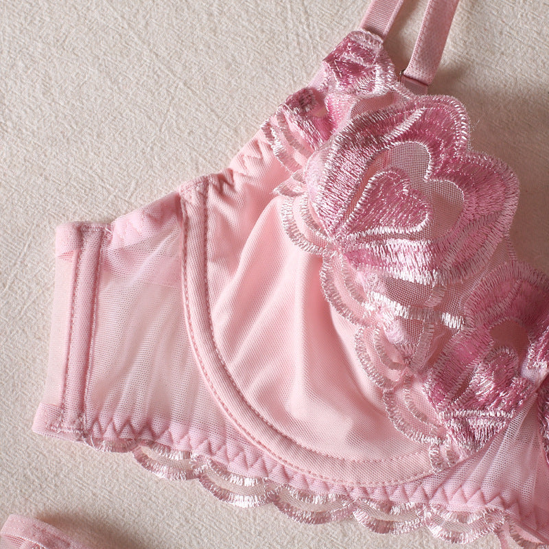 Big Heart Underwired Bra And Thong Set